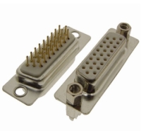 H.D.D-SUB FEMALE STRAIGHT DIP 